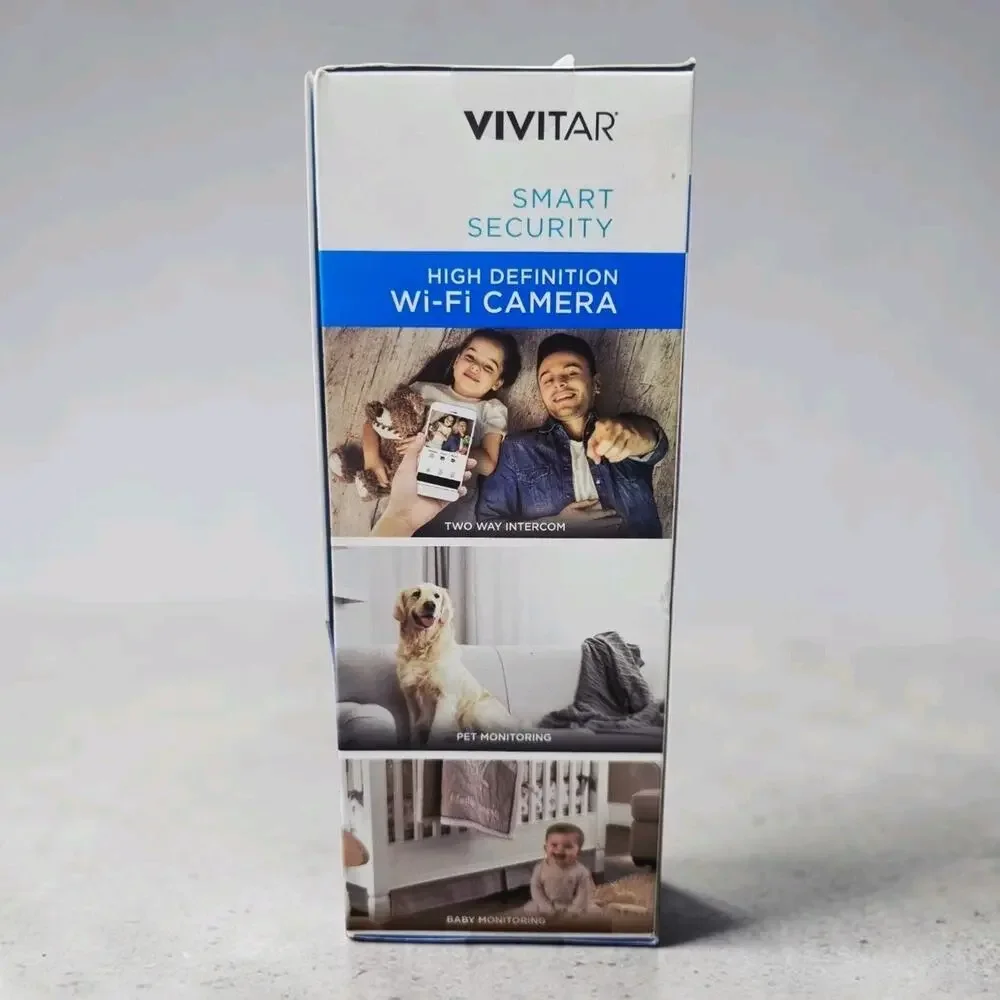 Vivitar Indoor Wi-Fi Security Camera 1080p Baby Pet Monitor Alexa Google New